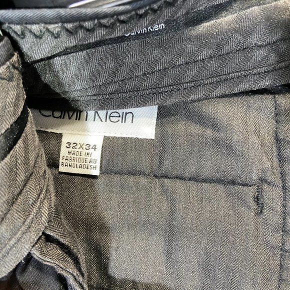 Calvin Klein Black Chino Pants Men's 32 Waist - Picture 6 of 7